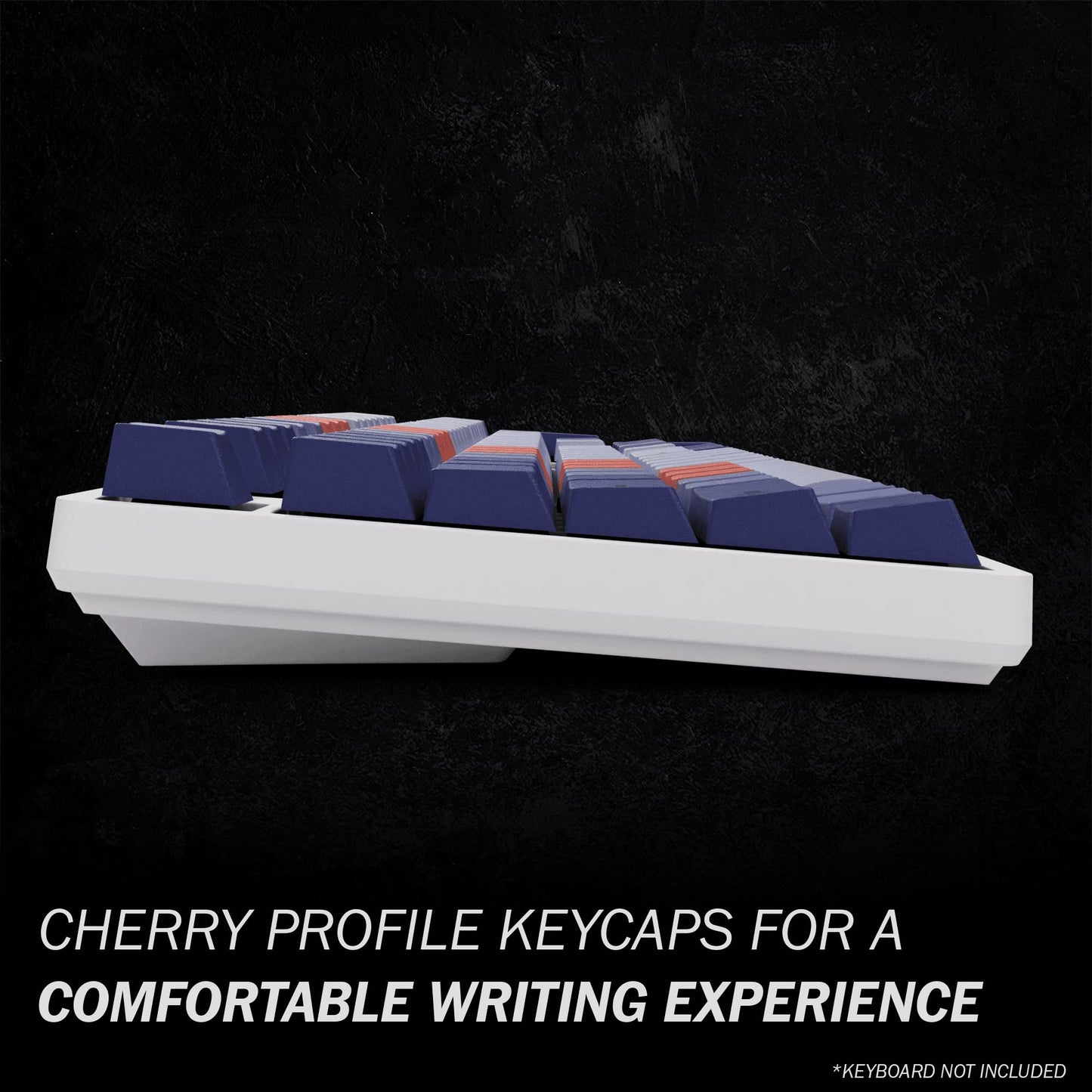 HK GAMING Dye Sublimation PBT Keycap Set | 139 Keys | Cherry Profile | ANSI US-Layout | Sunset Color | Compatible with Cherry MX, Gateron