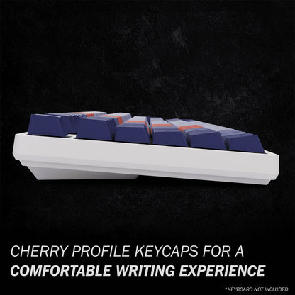 HK GAMING Dye Sublimation PBT Keycap Set | 139 Keys | Cherry Profile | ANSI US-Layout | Sunset Color | Compatible with Cherry MX, Gateron