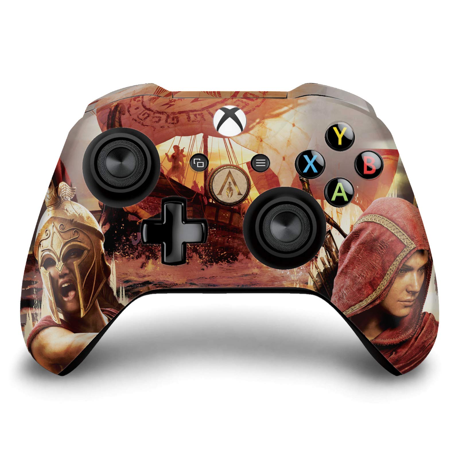 Head Case Designs Officially Licensed Assassins Creed Kassandra Odyssey Artwork Vinyl Sticker Gaming Skin Case Cover Compatible With Xbox One S / X Controller
