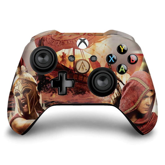 Head Case Designs Officially Licensed Assassins Creed Kassandra Odyssey Artwork Vinyl Sticker Gaming Skin Case Cover Compatible With Xbox One S / X Controller