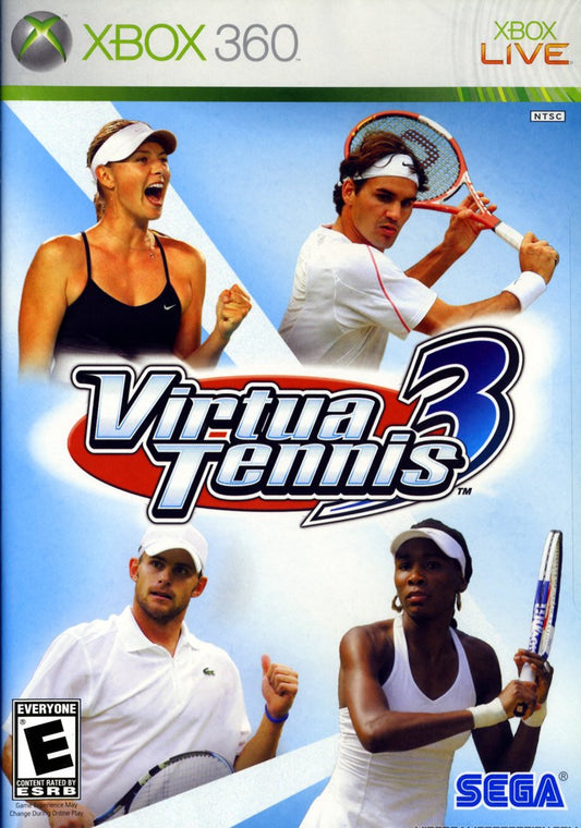SEGA Virtua Tennis 3 Game for Xbox 360 - Model 68009, Exciting Tennis Action