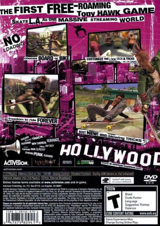 ACTIVISION Tony Hawk's American Wasteland - PlayStation 2 Game, Model 80941