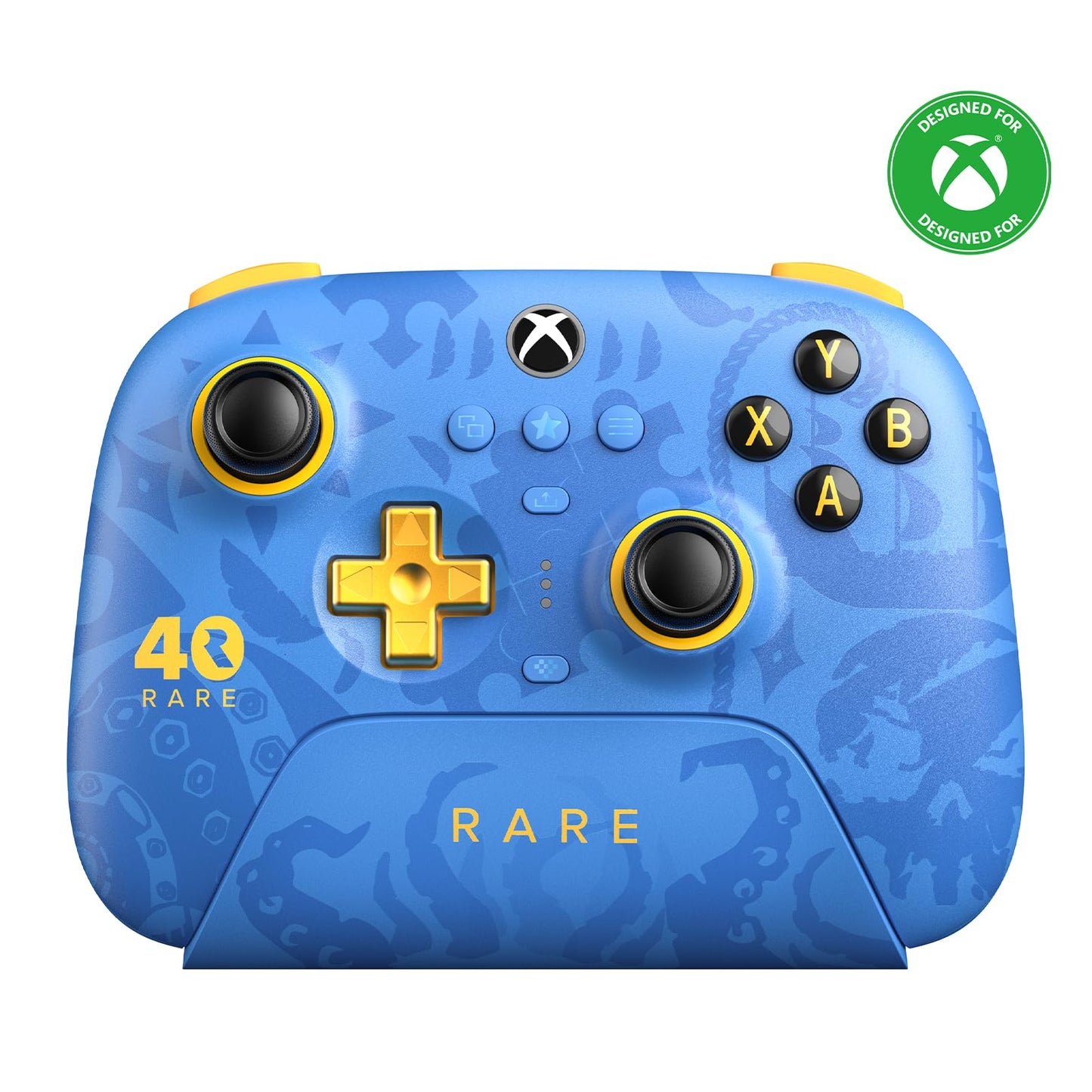 8Bitdo Ultimate 3-Mode Wireless Controller for Xbox - Blue, Hall Effect Joysticks, Pro Back Buttons, 40th Anniversary Edition