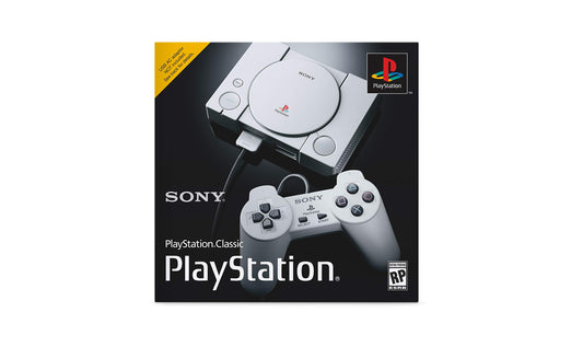PlayStation Classic Console - Model 3003868 - Grey Color - Retro Gaming Experience
