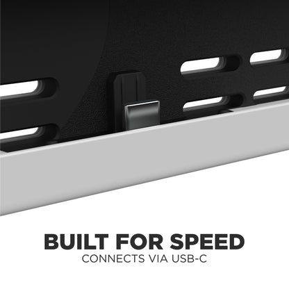 CRKD Nitro Deck - Handheld Controller for Nintendo Switch & OLED, Zero Stick Drift, 1.77x10x4.41 inches, White, Model 23ND-WW-WH-ST