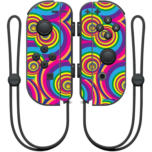 MIGHTY SKINS Nintendo Joy-Con Controller Skin - Groovy 60s Design, NIJOYCO-Groovy 60s