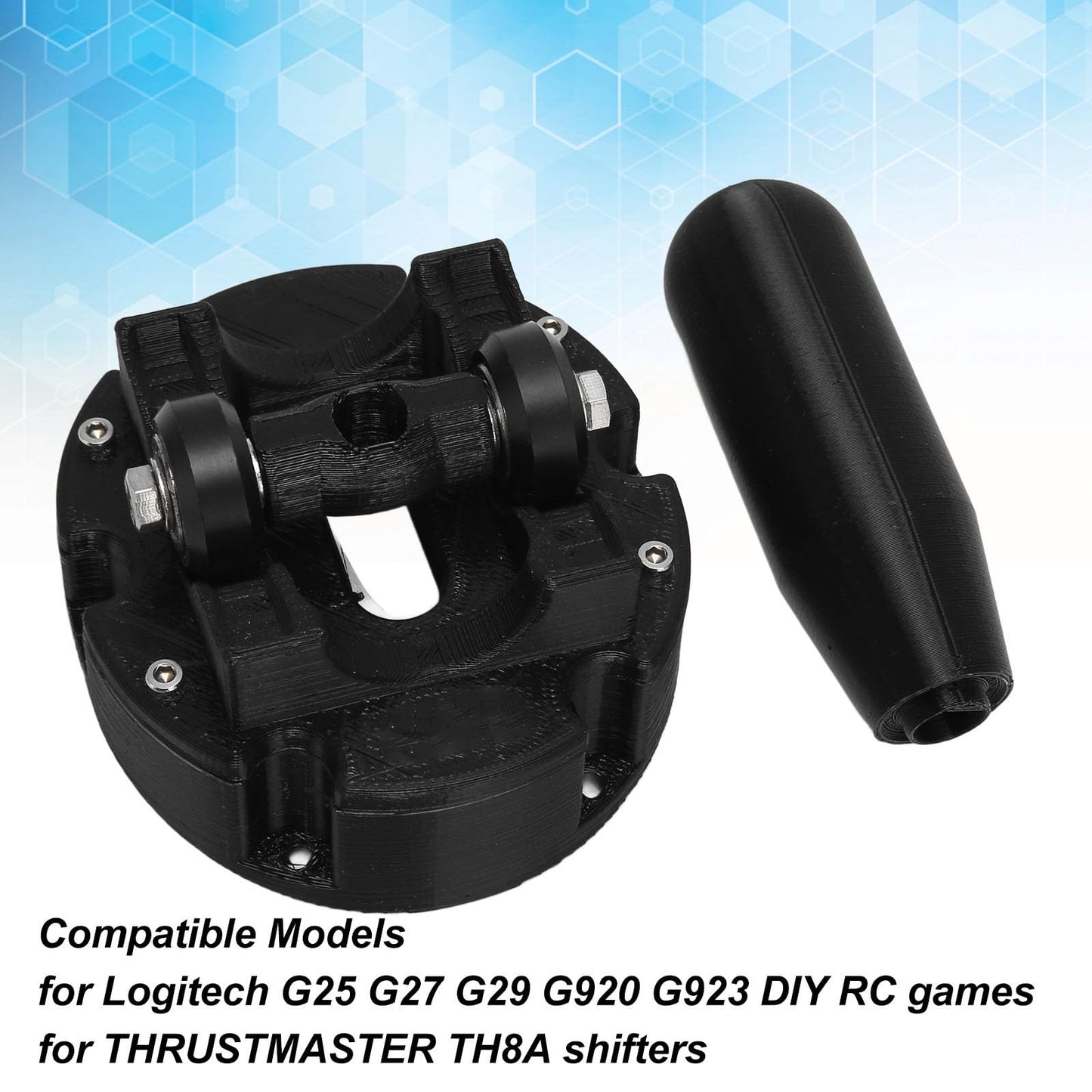 Diyeeni Sequential Shifter Knob Mod for G25 G27 G29 G920 G923 - Black DIY RC Games Accessories