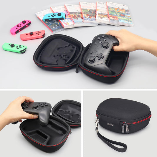 sisma Switch Controller Case - Protective Storage Bag for Nintendo Switch Pro Controller, Black, Model SVG20201SWC