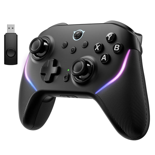 NYXI Master P1 Wireless PC Controller  Dual-Mode Triggers  Hall Effect Joystick  1000Hz Polling Rate  Mute control  6-Axis Gyro  Turbo  Lockable Back Buttons for PC/Switch/Switch 2/iOS/Android