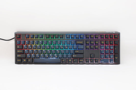 Ducky One 3 Pro Nazca Line 8K 100% Mechanical Keyboard: Quack Mechanics Dampening  Hot-Swappable Cherry MX2A Silent Red Switches  High-Density PBT Tripleshot Keycaps  RGB  US  Nazca Line