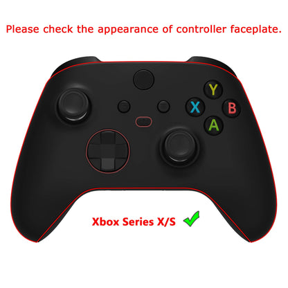 eXtremeRate Xbox Series X & S Controller Replacement Shell - Chameleon Green Purple, Custom Plastic Faceplate, Model FX3P302