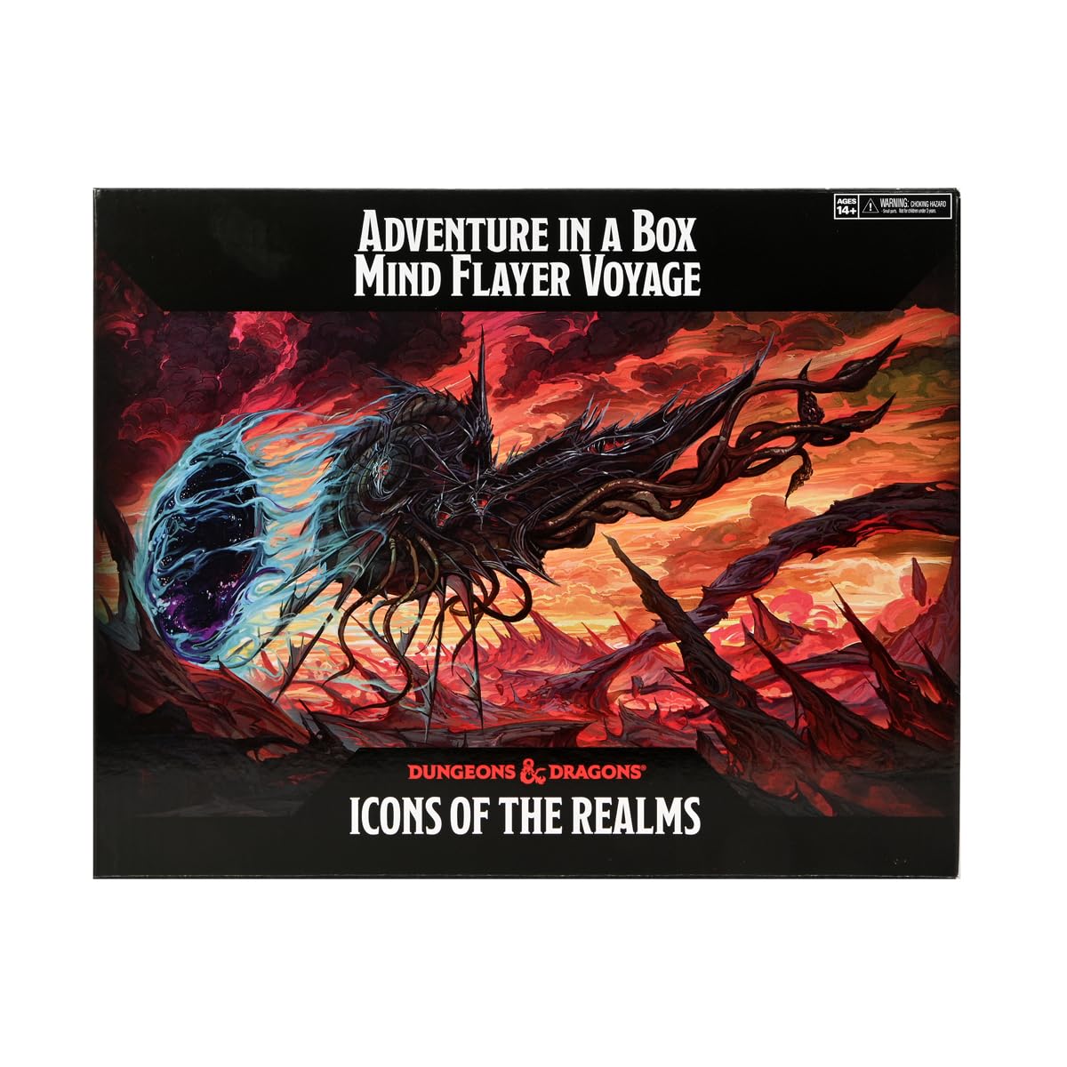 WizKids D&D Icons of The Realms Adventure in a Box - Mind Flayer Voyage, Medium, Plastic, Black, Model WZK96238