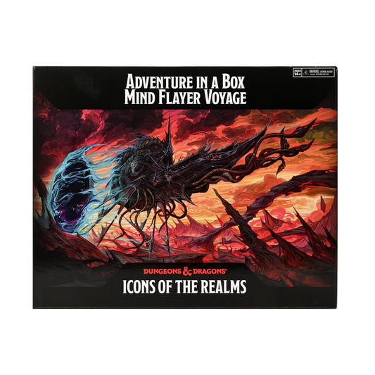 WizKids D&D Icons of The Realms Adventure in a Box - Mind Flayer Voyage, Medium, Plastic, Black, Model WZK96238