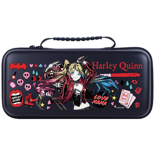 Head Case Designs Officially Licensed Batman DC Comics Harley Quinn Pattern Logos And Characters Hard Storage Travel Carry Case Compatible With Legion Go