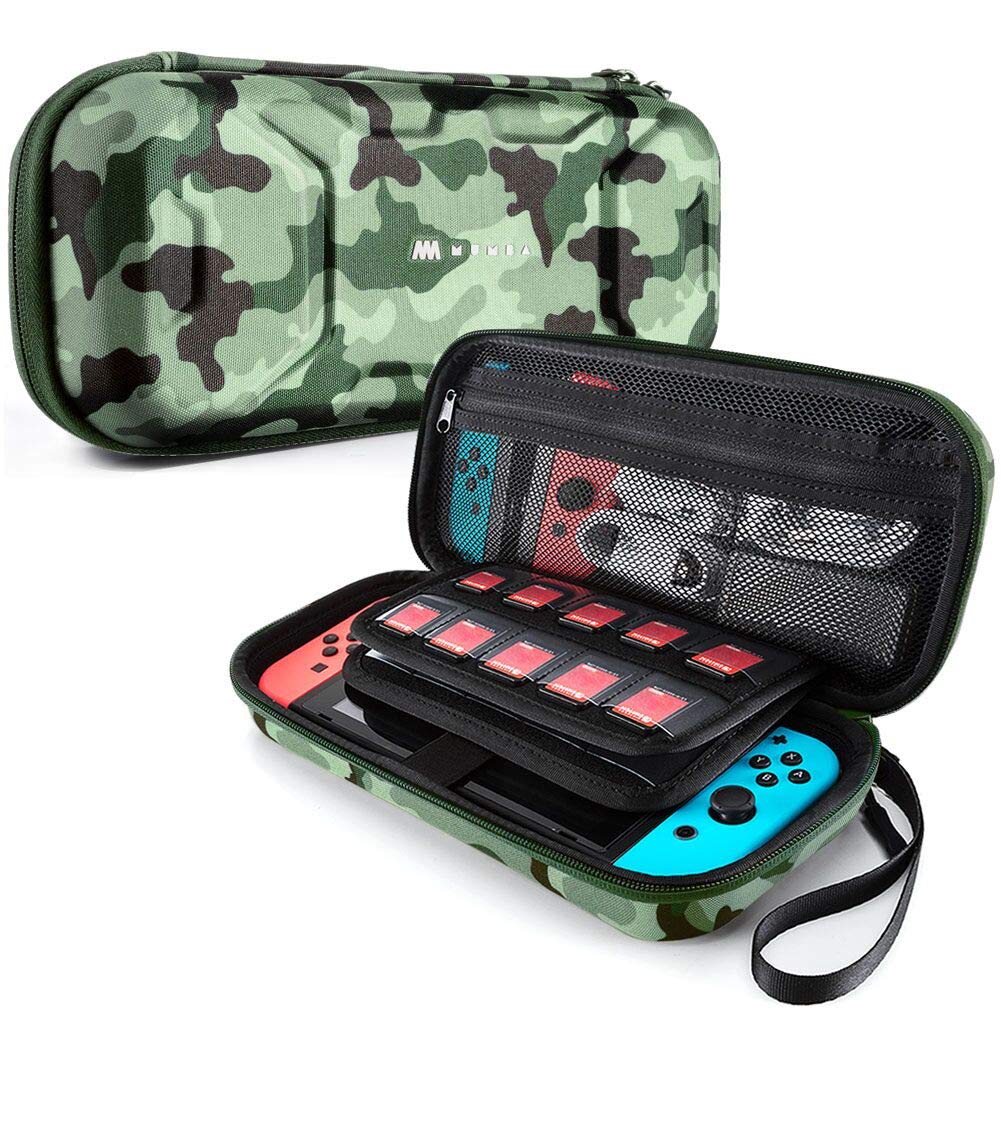 Mumba Carrying Case for Nintendo Switch OLED/Switch 1/Switch Lite  Deluxe Protective Travel Carry Case Pouch for Nintendo Switch Console & Accessories (Camouflage)