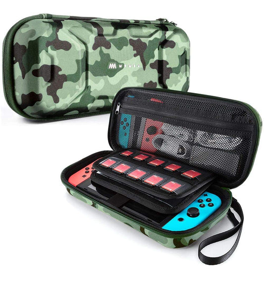 Mumba Carrying Case for Nintendo Switch OLED/Switch 1/Switch Lite  Deluxe Protective Travel Carry Case Pouch for Nintendo Switch Console & Accessories (Camouflage)