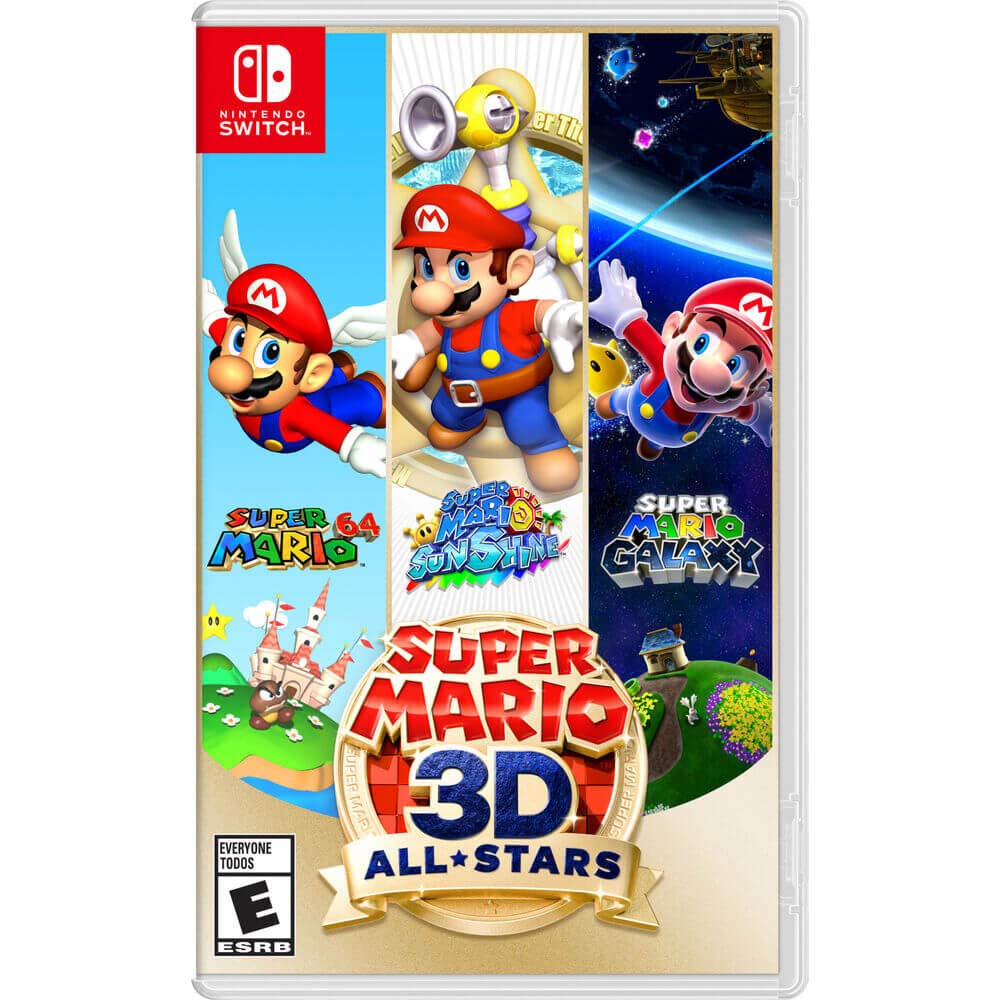Nintendo Super Mario 3D All-Stars Game - Nintendo Switch, Multicolor, Model HACPAVP3A, Plastic Material