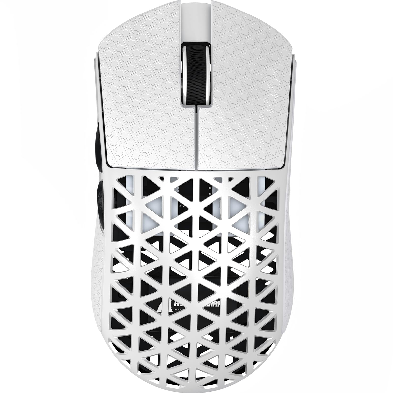 ATTACK SHARK R5Ultra 8K Wireless Gaming Mouse - 42,000 DPI, Ultra-Lightweight, White & Griptape