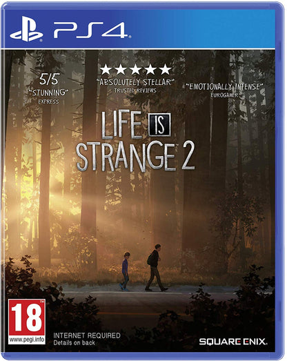 Square Enix Life is Strange 2 PS4 Game - Model SQEA33.UK.22DE, Action-Adventure, Engaging Narrative