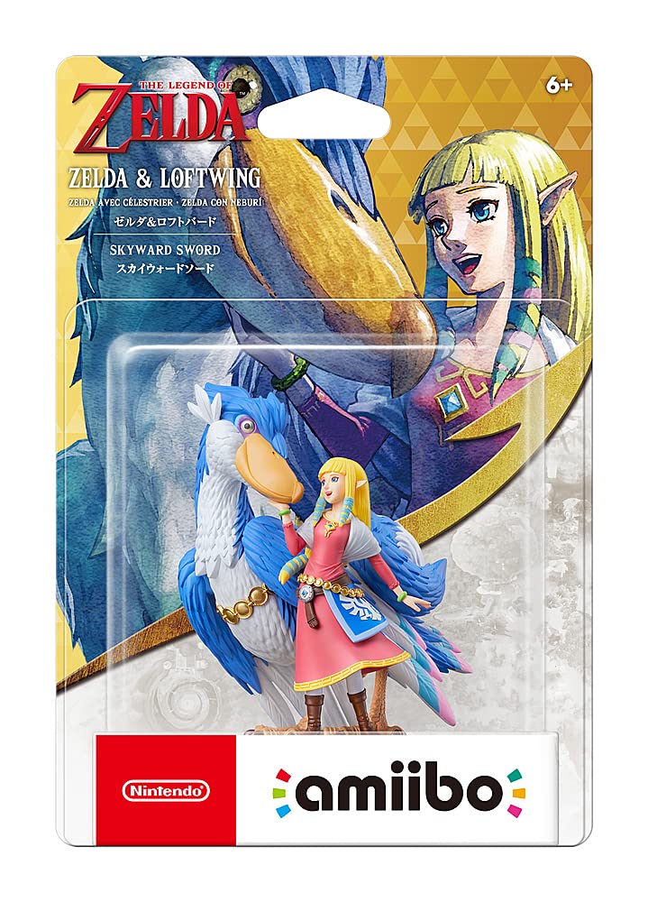 Nintendo Amiibo - Zelda & Loftwing - The Legend of Zelda: Skyward Sword HD - Wii; GameCube