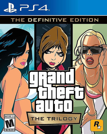 Rockstar Games Grand Theft Auto: The Trilogy - Definitive Edition PS4 Multi-Colored Model 57833