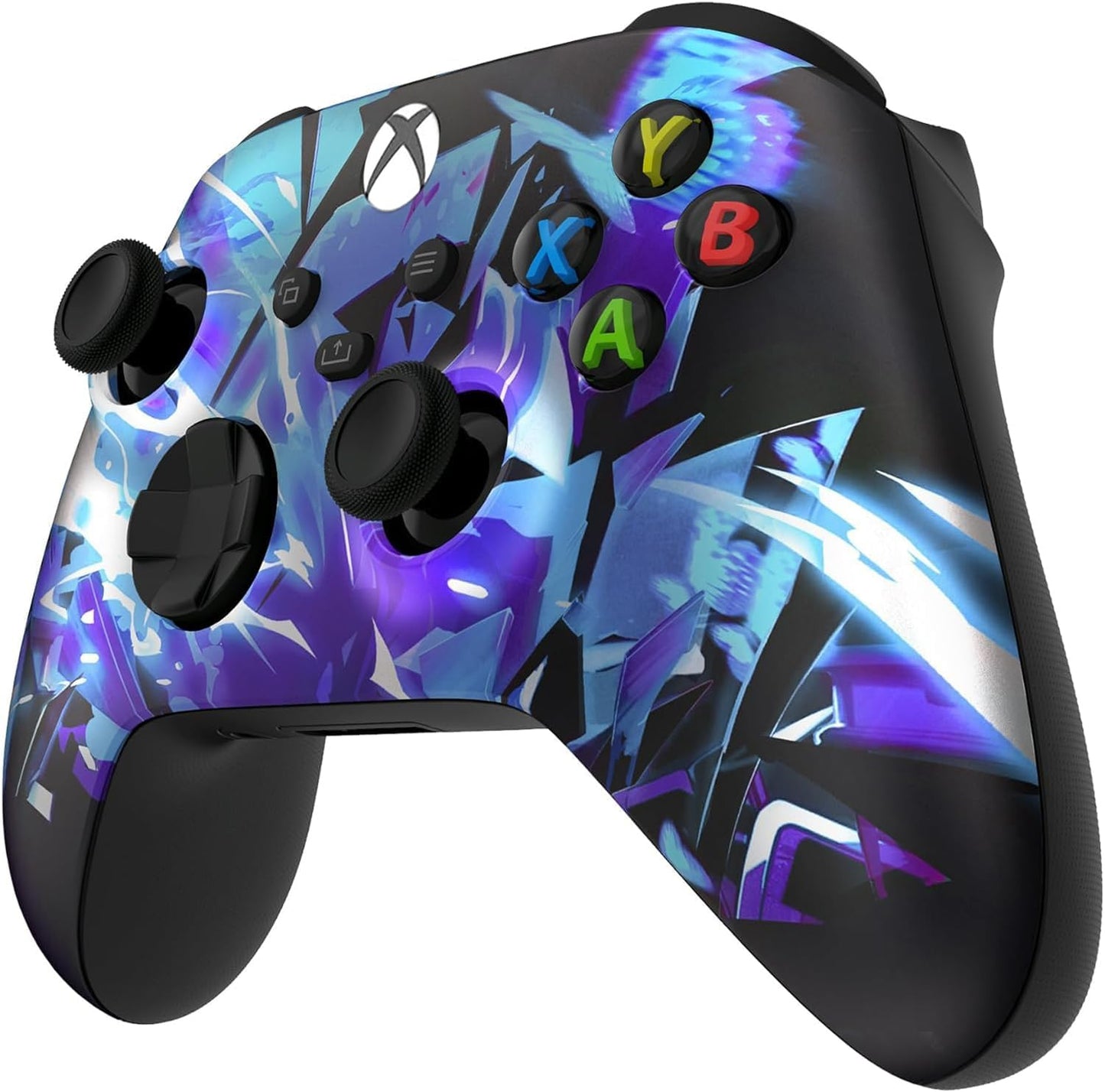 Custom Controllerzz Wireless Controller for Xbox Series X/S & One - Soft Touch Feel, X/S Graffiti Design