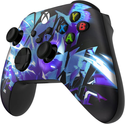 Custom Controllerzz Wireless Controller for Xbox Series X/S & One - Soft Touch Feel, X/S Graffiti Design