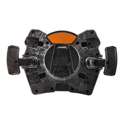 ASETEK Forte GT Button Box | Sim Racing Control Panel | Gray/Orange | High Precision Controls for Ultimate Racing Experience