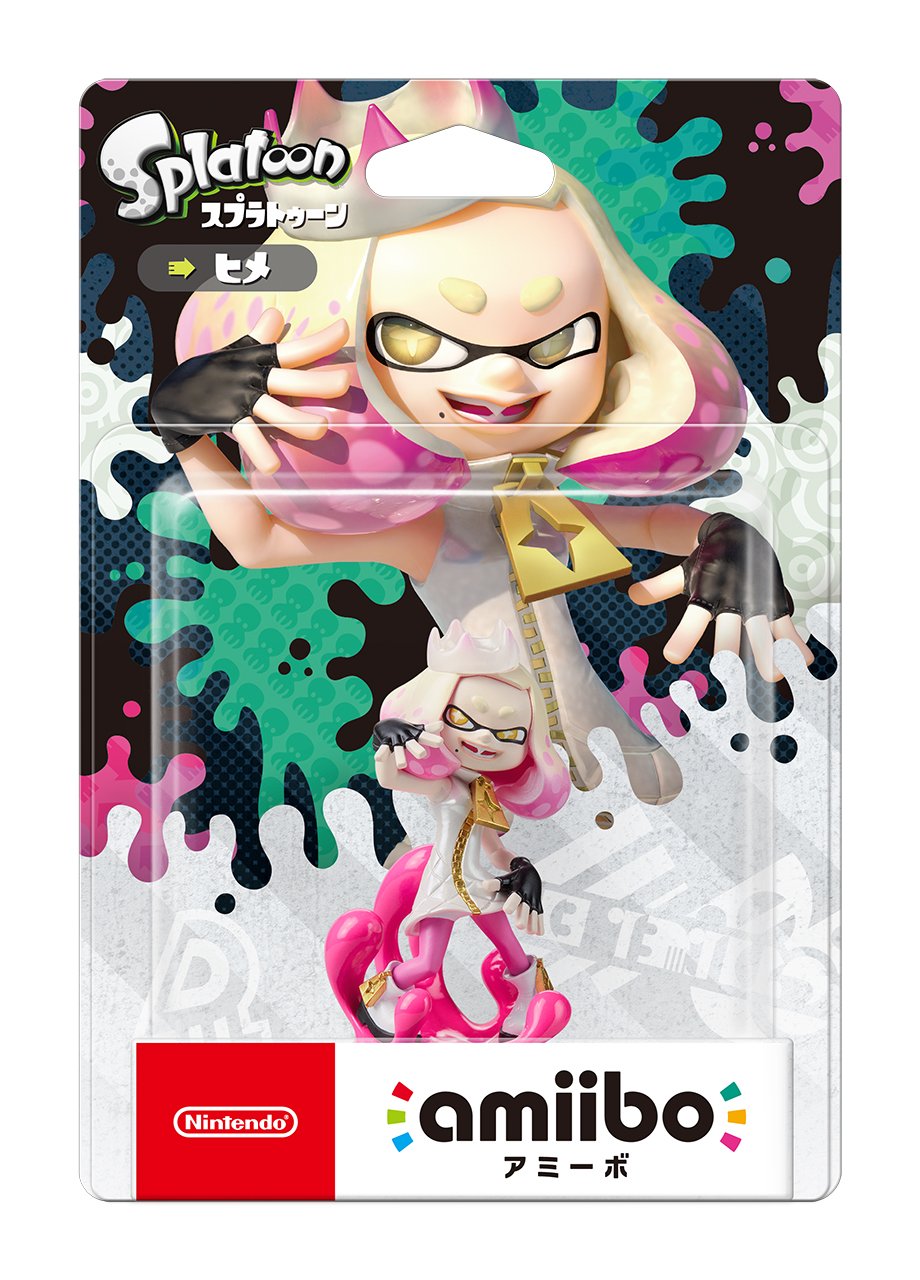 Nintendo Amiibo Pearl Figure - Splatoon Series, Pink/White, Model SG_B07BB641C4_US