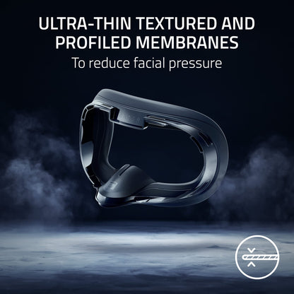 Razer VR Facial Interface for Meta Quest 2 - Ultra-Thin Silicone Cushion, Light-Blocking Design, Black, Model RC21-02200200-R3U1