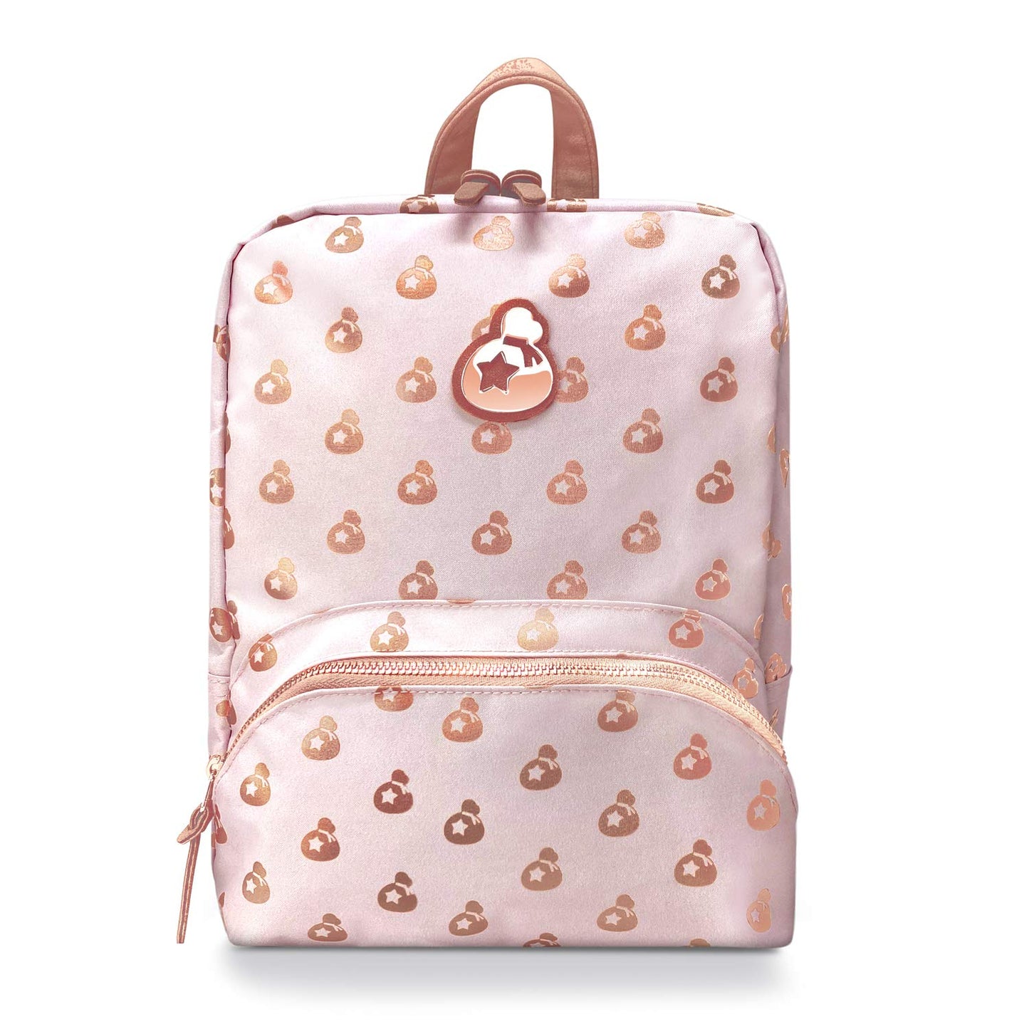 Controller Gear Animal Crossing Small Backpack - Rose Gold, 11.5x9x5.25 inches, Model BANIXXMPN-0MABL, Travel Bag for Console & Accessories