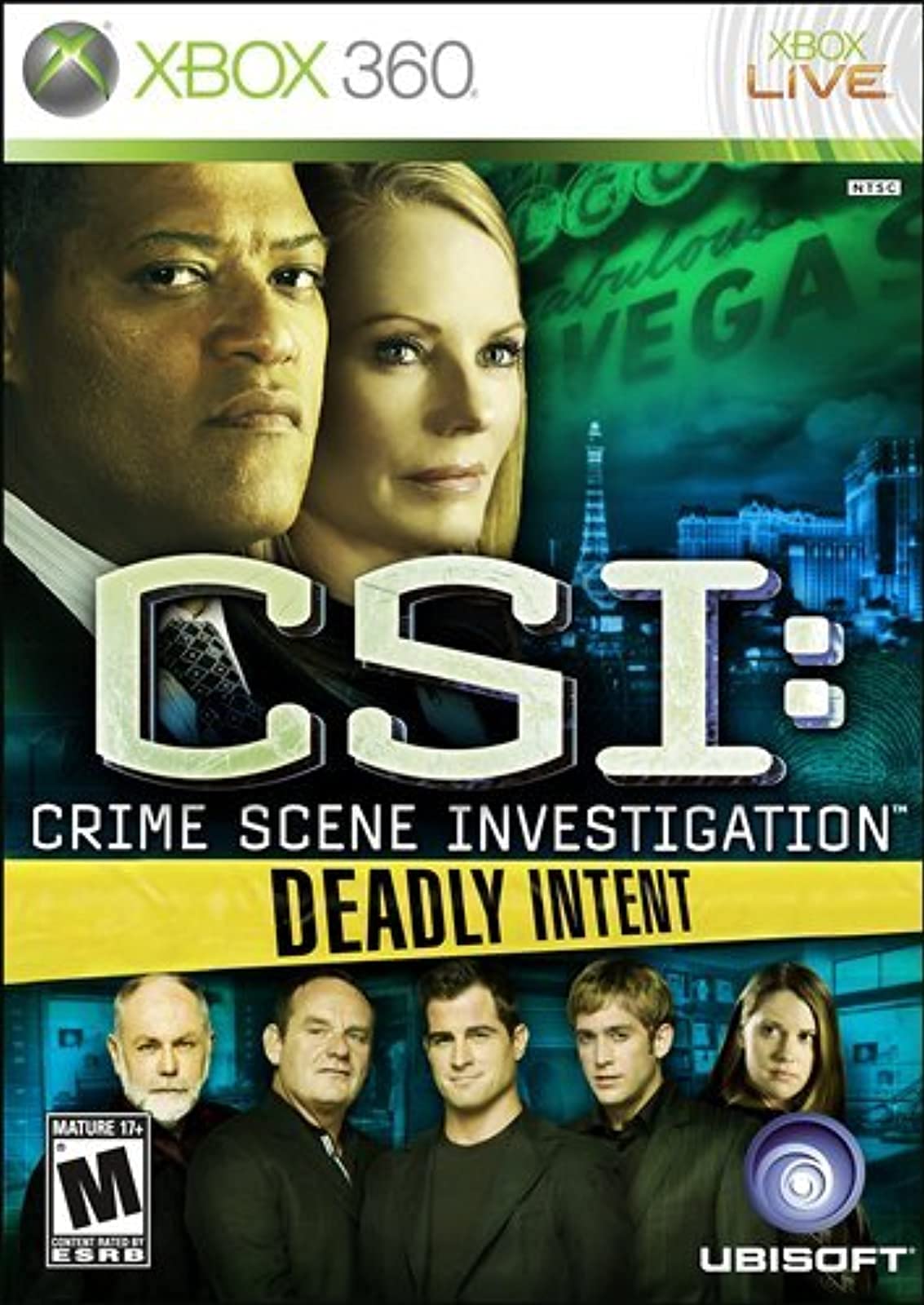 Ubisoft CSI: Deadly Intent - Xbox 360 Game (Model 52575)