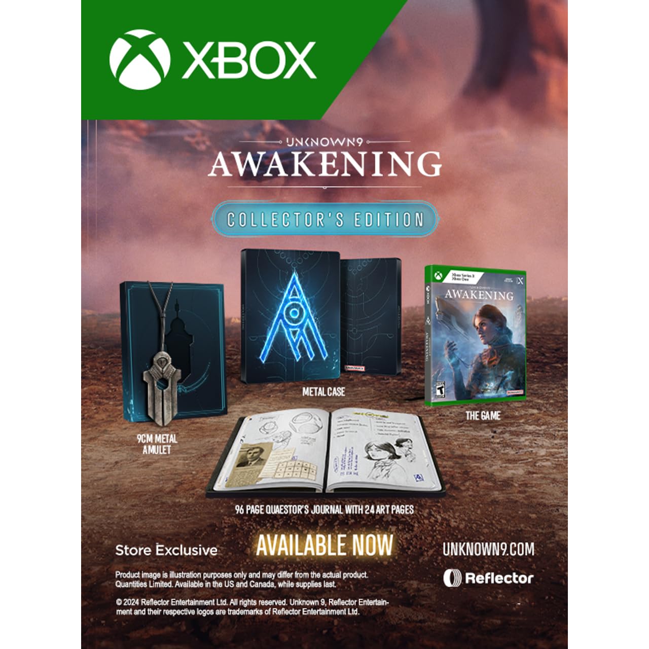 Unknown 9: Awakening Xbox Series X/ one Collectors Edition
