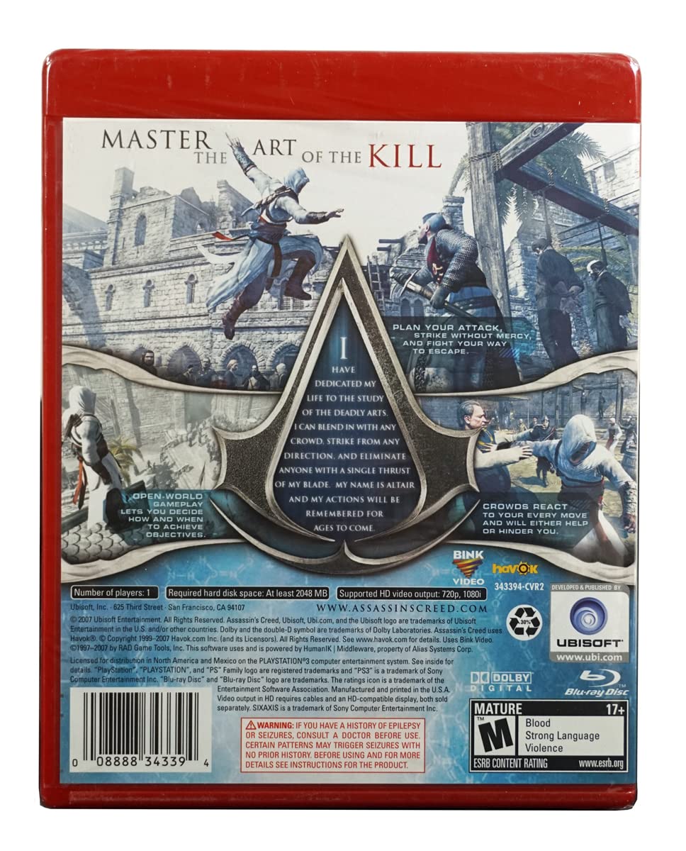 Ubisoft Assassin's Creed Game for PS3 - Model 76281
