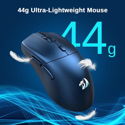 Redragon M815 Gaming Mouse - 44G Ultra-Light, 26000 DPI, 8K Polling Rate, Programmable Buttons, Black