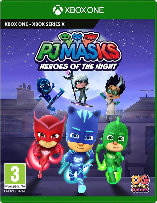 BANDAI NAMCO PJ Masks: Heroes of the Night Game for Xbox One/X Series X - Black, Model 95039