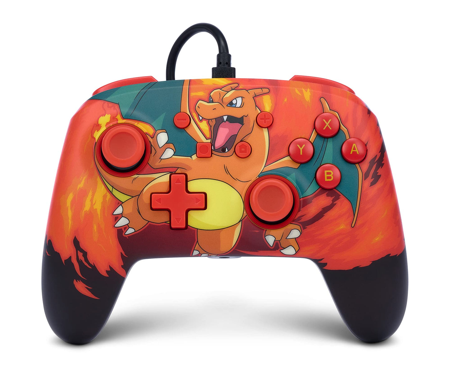 PowerA Enhanced Wired Controller for Nintendo Switch - Charizard Vortex Model, Colorful Design, Perfect for Pokémon Fans