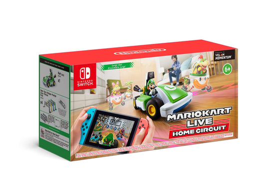 Nintendo Mario Kart Live: Home Circuit - Luigi Green, Small Size, Model 10004631, Plastic Material