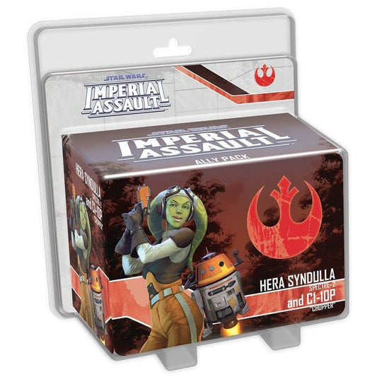 Star Wars Imperial Assault Board Game Hera Syndulla and C1-10P ALLY PACK - Epic Sci-Fi Strategy Game for Kids and Adults, Ages 1