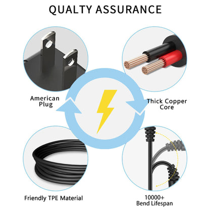 Digipartspower AC-DC Adapter for Atari CO16353 FW3399 - Power Supply Cord for 2000/2600/2600JR/XEP80 - Black