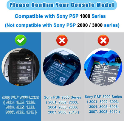 OSTENT Clear Hard Cover Case for Sony PSP 1000 - Durable Protector Shell for Travel