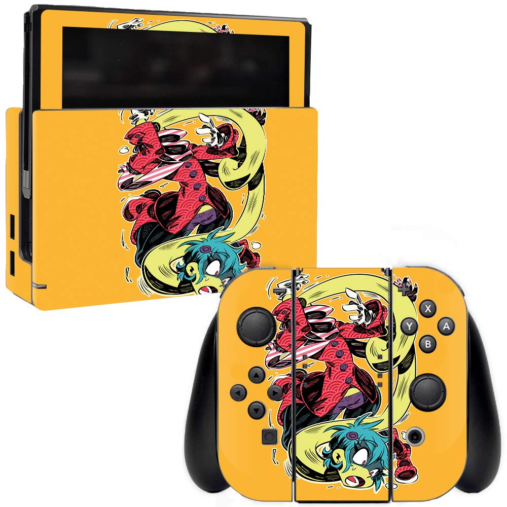 MIGHTY SKINS Nintendo Switch Skin - Rokurokubi Vinyl Decal Wrap, Durable & Protective, Easy Application, Model NISWI-Rokurokubi