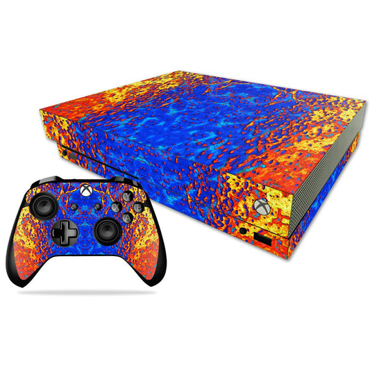 MIGHTY SKINS Xbox One X Skin - Melting Vinyl Decal Wrap, Durable & Unique Design, Easy to Apply, Model MIXBONXCMB-Melting