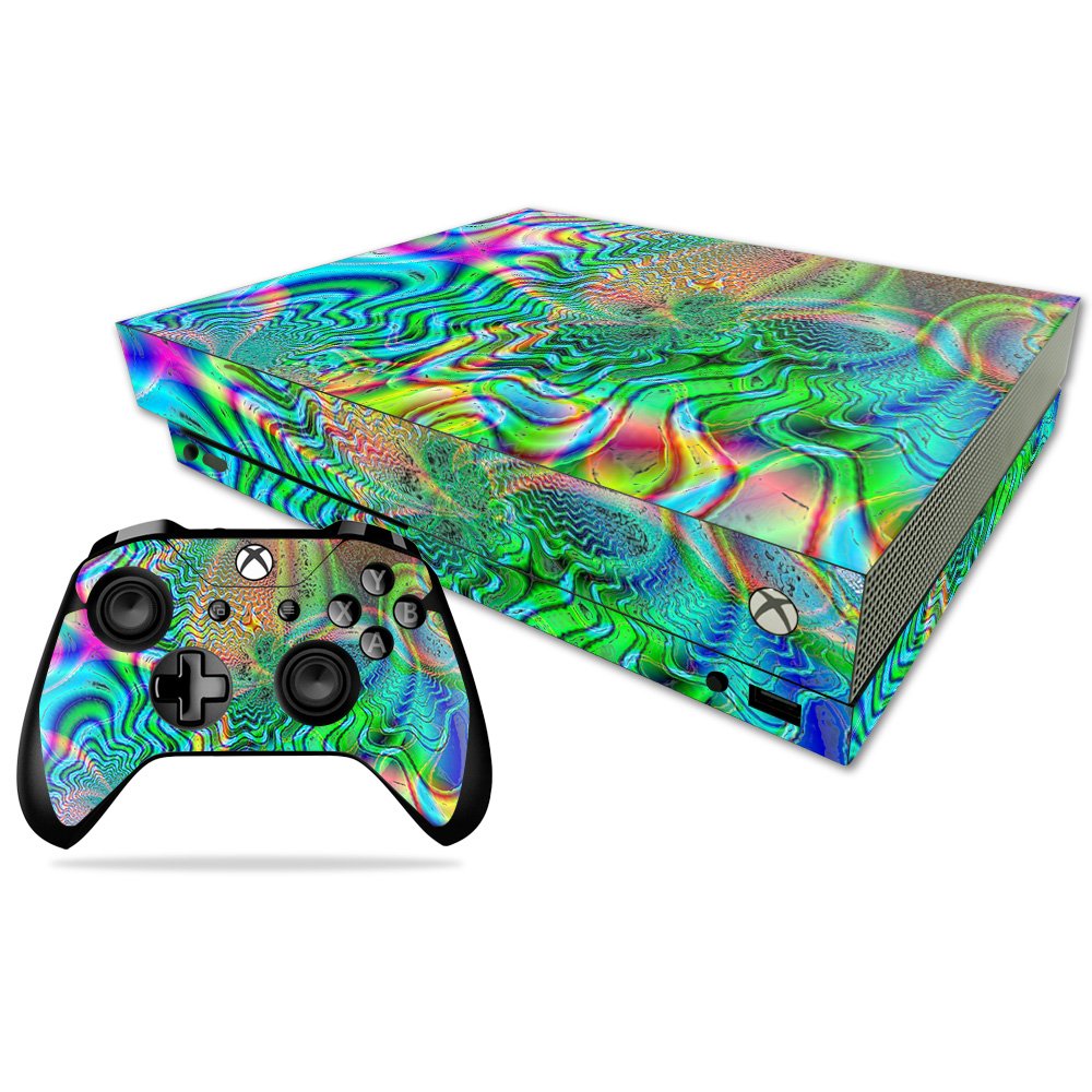 MIGHTY SKINS Xbox One X Skin - Psychedelic Vinyl Decal Wrap, Durable & Easy to Apply, Model MIXBONXCMB-Psychedelic