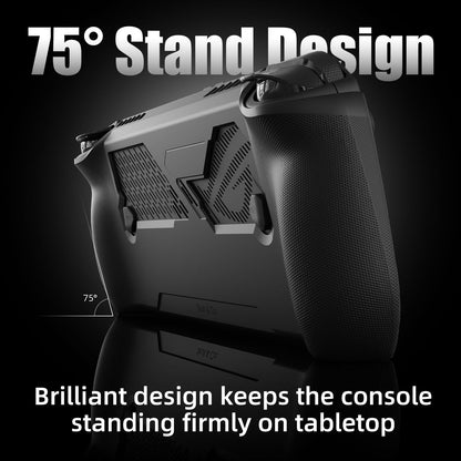 Skull & Co. GripCase Bundle for ROG Ally X 2024 - Soft Protective Case with Grips, Non-Slip Design, Black