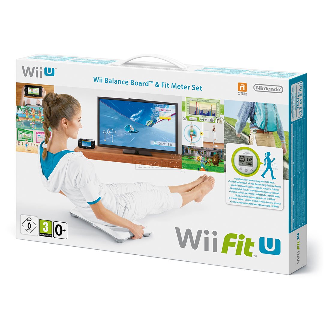 Nintendo Wii Fit U with Wii Balance Board & Fit Meter - Model WUPRASTE