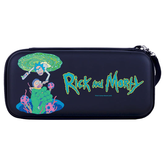 Head Case Designs Officially Licensed Rick And Morty Logo Graphics Hard Storage Travel Carry Case Compatible With Nintendo Switch