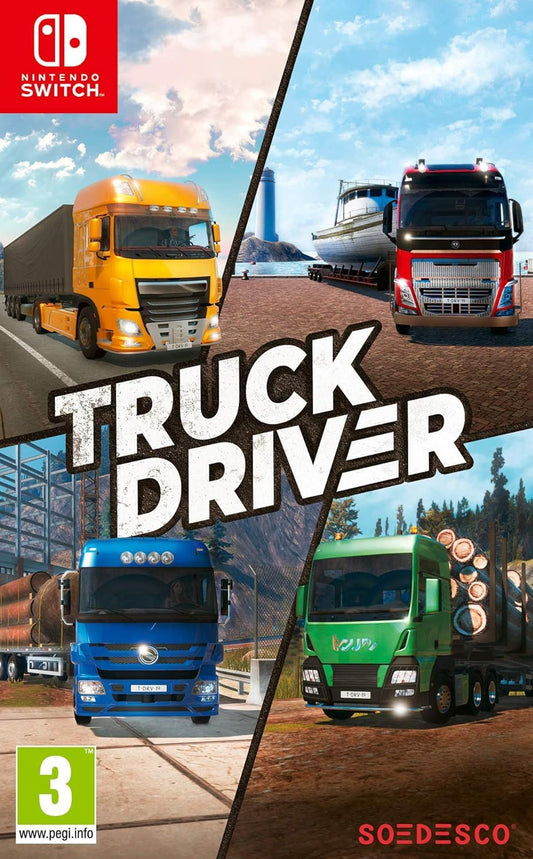 Maximum Games Truck Driver Game for Nintendo Switch - Model TRD-SWI, Black Color