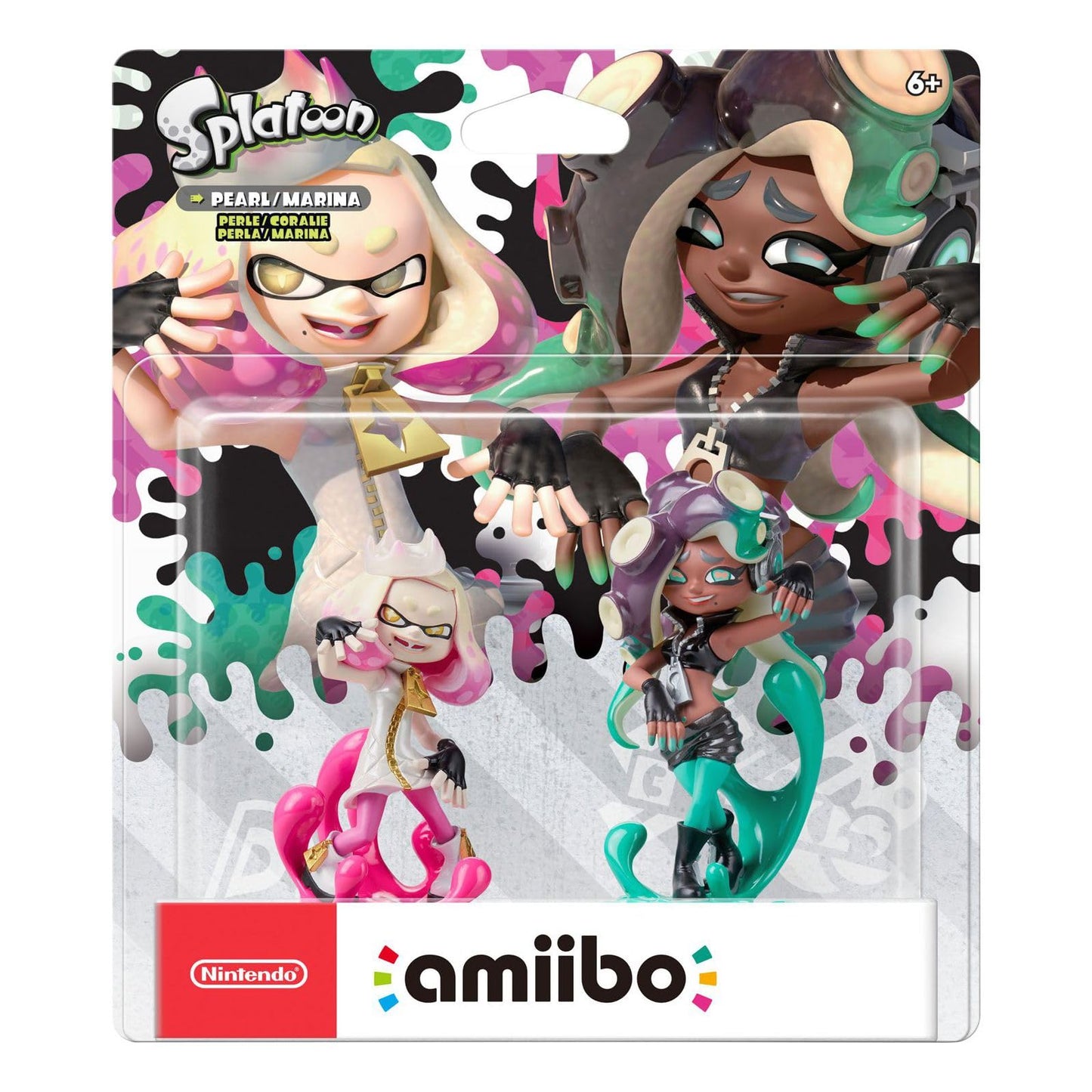 Nintendo Off the Hook Set amiibo - Pearl & Marina - Splatoon Collection - Multi-color - Model 227193 for Nintendo Switch/Wii U/3DS