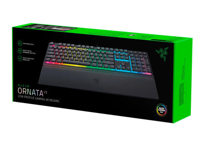 Razer Ornata V3 USB Gaming Keyboard - Black, RZ03-04460100-R3M1, Compact Design